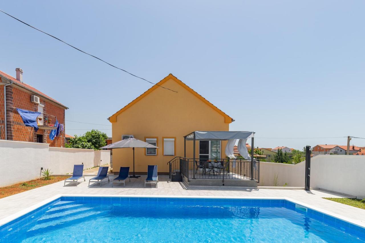 Villa Family And Friends Private Heated Pool With Jacuzzi Zadar Exteriér fotografie